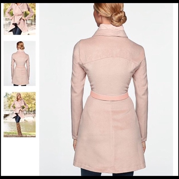 Venus Belted Drape Front Coat - Picture 2 of 6
